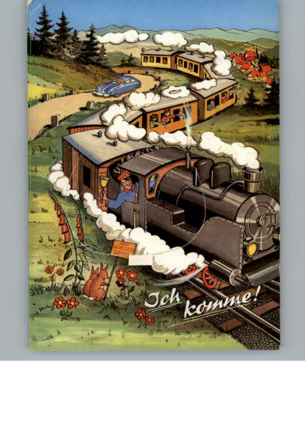 Polle mit Leporello Eisenbahn