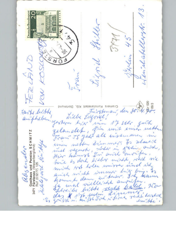 Fuerstenau Hoexter Gasthaus Schmitz – Bild 2
