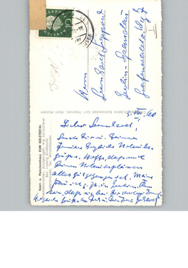 Hundelshausen Witzenhausen Gasthaus Pension Zum Gelstertal – Bild 2