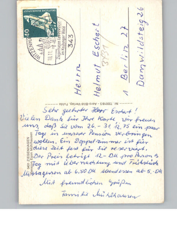 Ziegenhagen Witzenhausen Pension Haus auf der Hoehe – Bild 2