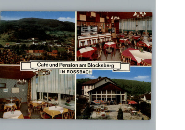 Rossbach Witzenhausen Cafe Pension am Blocksberg
