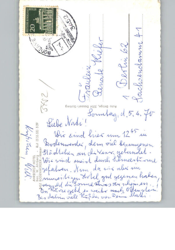 Bodenwerder Ahrbergs Hotel – Bild 2