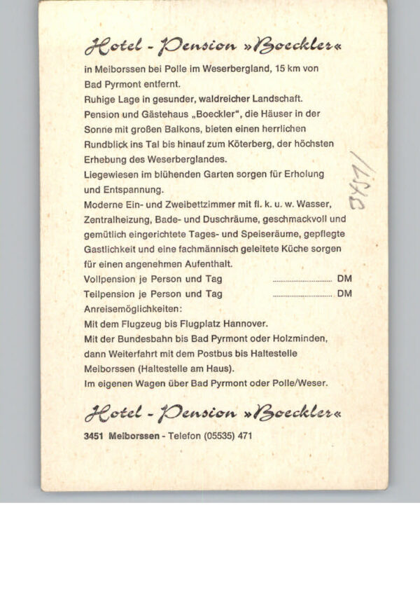 Meiborssen Hotel Pension Boeckler – Bild 2