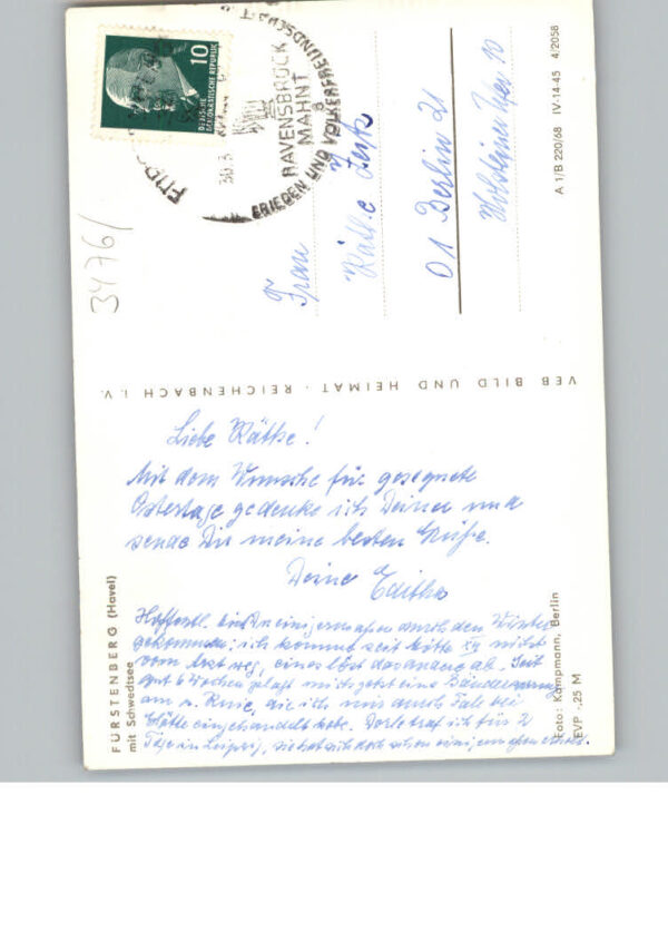 Fuerstenberg Havel Sonderstempel – Bild 2