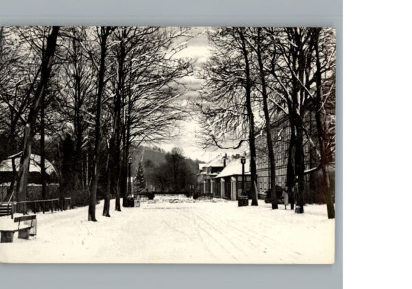 Bad  Driburg Winter-Karte Kuranlagen