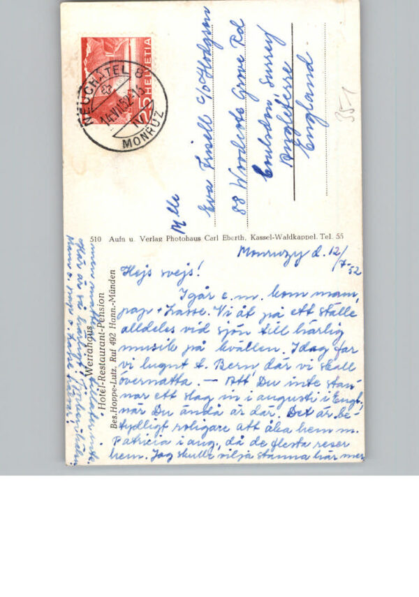 Hannoversch Muenden Hotel Restaurant Werrahaus – Bild 2