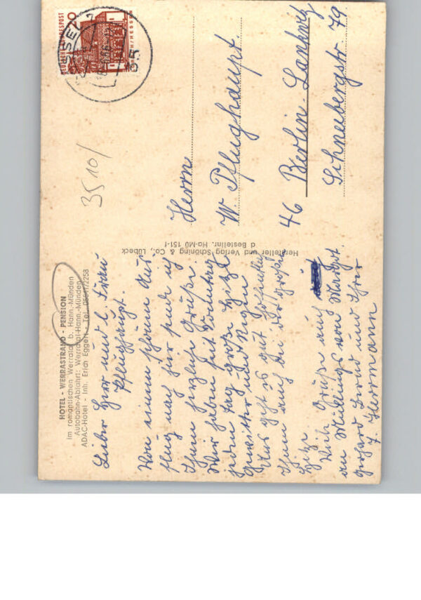 Hannoversch Muenden Hotel Pension Werrastrand – Bild 2