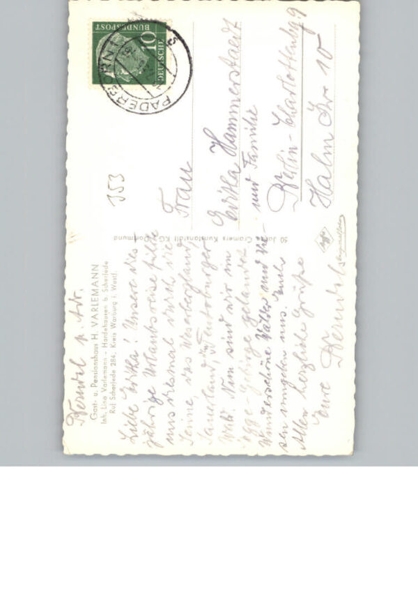 Hardehausen Luftaufnahme Gasthaus Pension Variemann – Bild 2