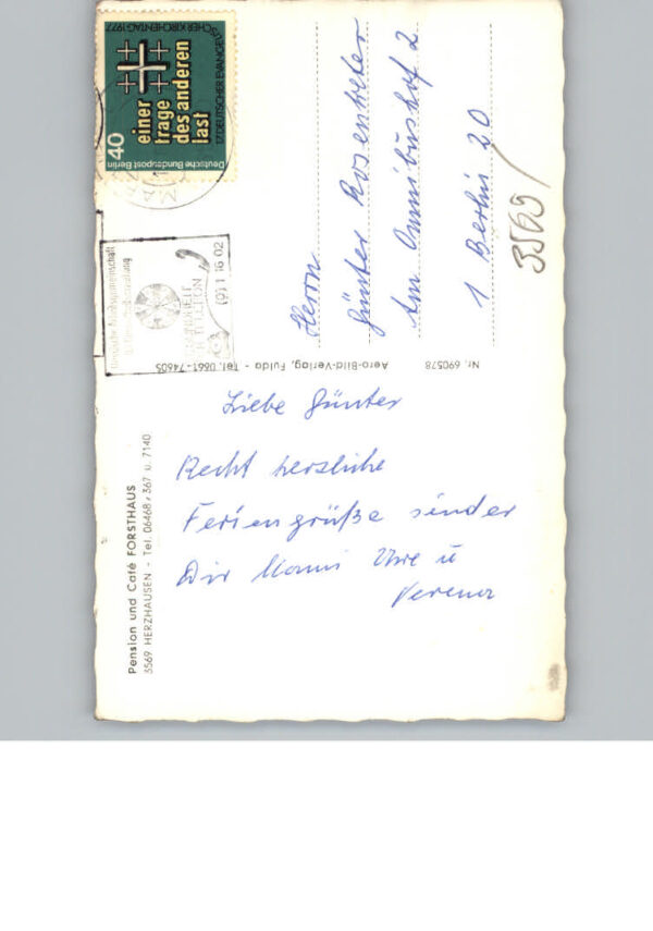 Herzhausen Gladenbach Pension Cafe Forsthaus – Bild 2