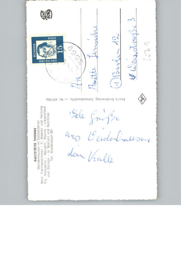 Weidenhausen Gladenbach Gaststaette Thomas – Bild 2