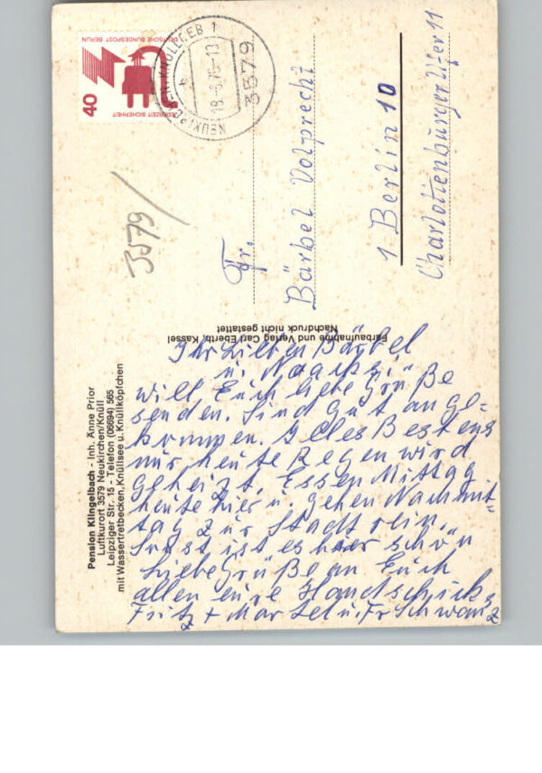 Neukirchen Knuellgebirge Pension Klingelbach – Bild 2