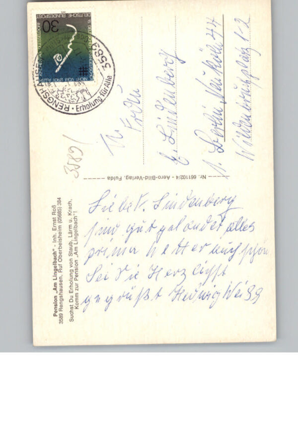 Rengshausen Hessen Pension Am Lingelbach – Bild 2