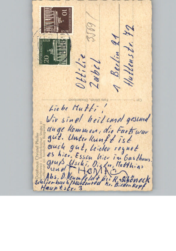 Hartenrod Gladenbach Gasthaus Christel Pfeifer – Bild 2