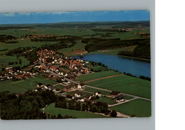 Waldeck Edersee Fliegeraufnahme
