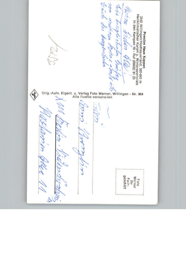 Willingen Sauerland Pension Haus Kappen – Bild 2