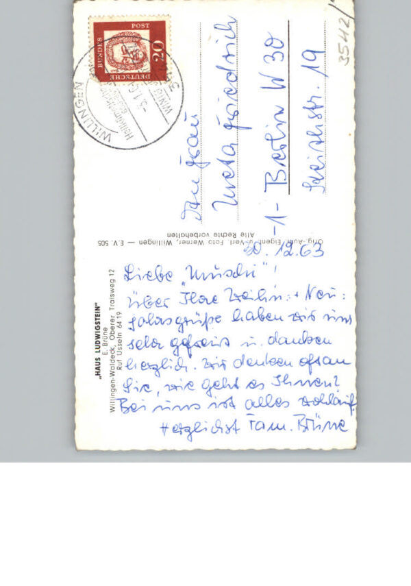 Willingen Sauerland Pension Haus Ludwigstein – Bild 2