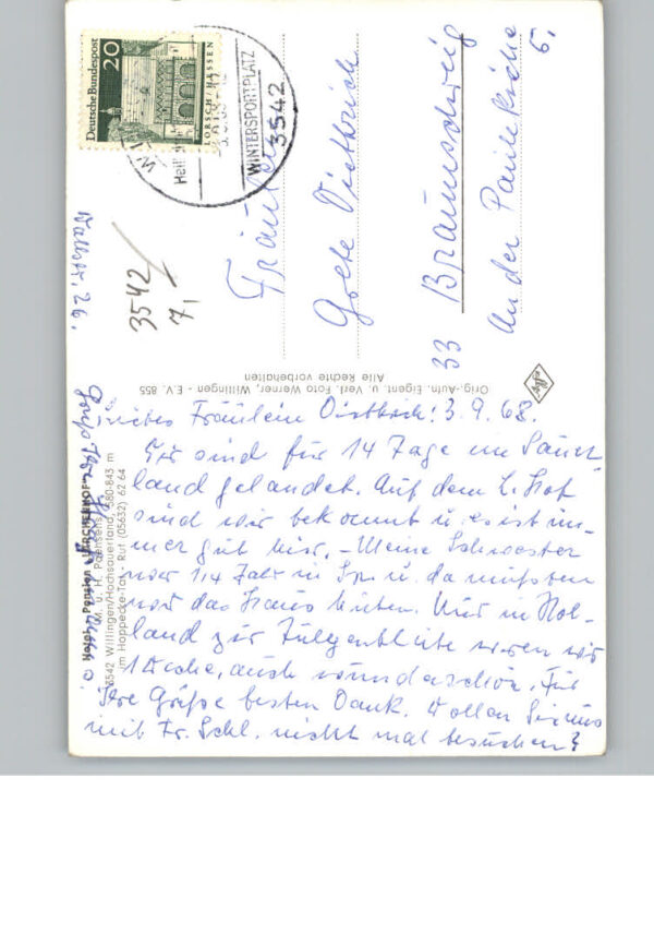 Willingen Sauerland Hotel - Pension – Bild 2