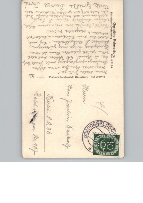 Grafenberg Duesseldorf Gaststaette Rolandsburg – Bild 2