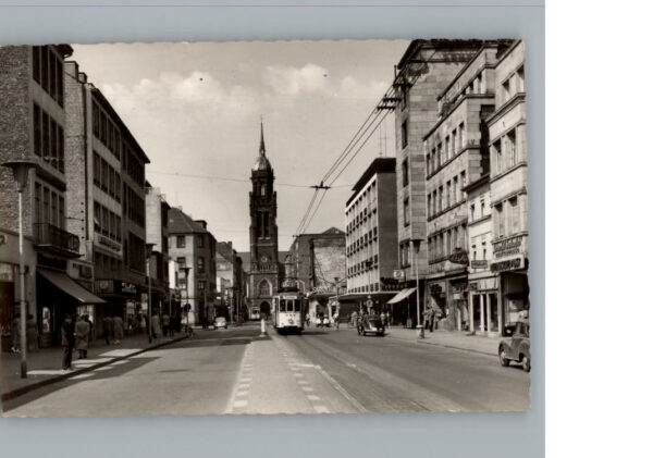 Krefeld Strassenbahn Rheinstrasse
