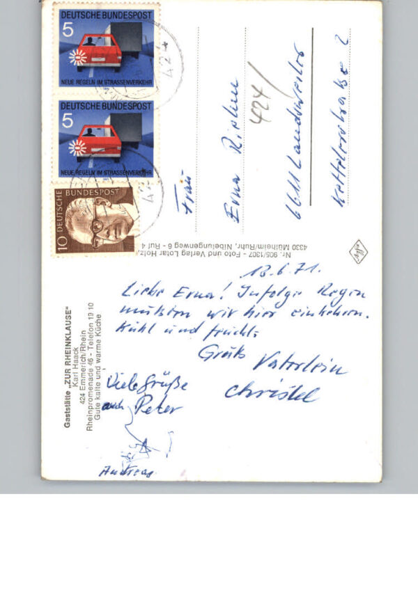 Emmerich Rhein Gaststaette Zur Rheinklause – Bild 2