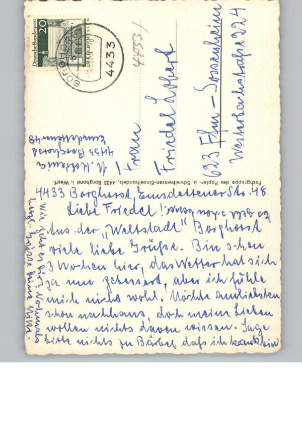 Borghorst Westfalen Postamt Schwimmbad, ... – Bild 2