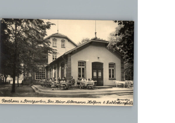 Bad  Rothenfelde Gaststaette Cafe Zum Forstgarten