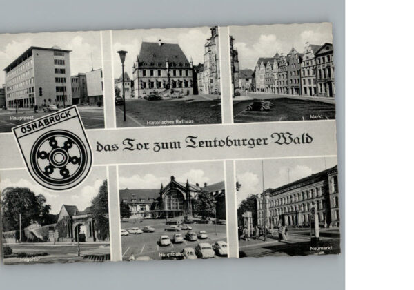 Osnabrueck Hauptbahnhof Hauptpost, Markt, Neumarkt