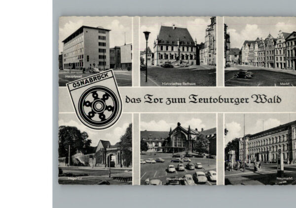 Osnabrueck Hauptbahnhof Hauptpost, Markt, Neumarkt