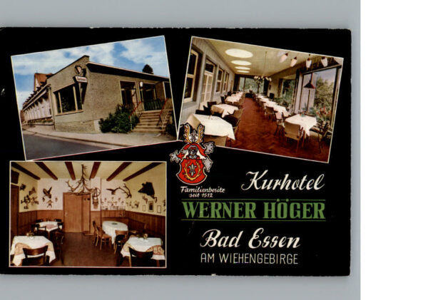 Bad  Essen Kurhotel Konditorei, Cafe Werner  Hoeger