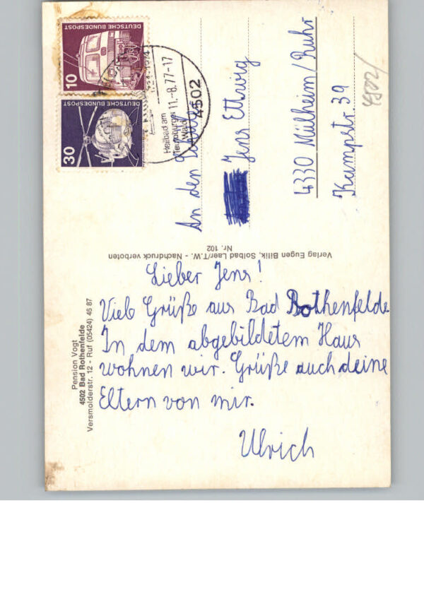 Bad  Rothenfelde Pension Vogt – Bild 2