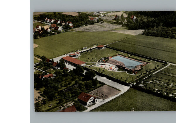 Bad  Essen Fliegeraufnahme Schwimmbad