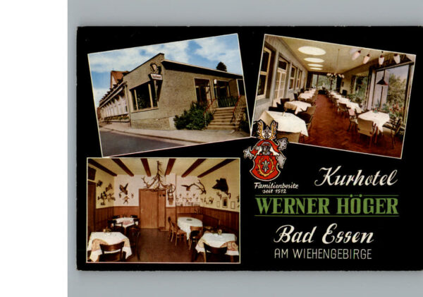 Bad  Essen Kurhotel Konditorei, Cafe Werner Hoeger
