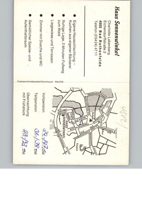Bad  Rothenfelde Pension Haus Sonnenwinkel – Bild 2
