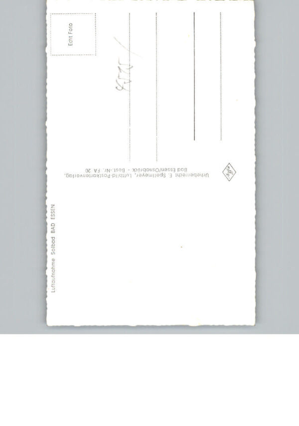 Bad  Essen Fliegeraufnahme Solbad – Bild 2