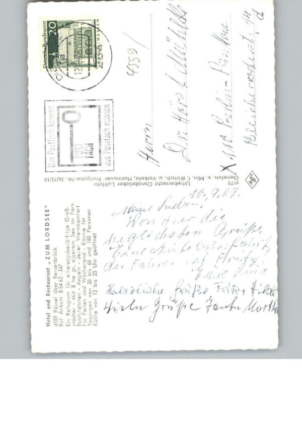Bersenbrueck Hotel Restaurant Zum Lordsee – Bild 2