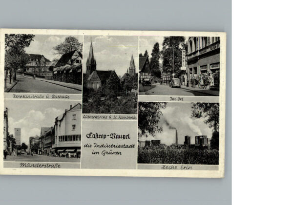 Castrop-Rauxel Zeche Erin Zeppelinstr., Muensterstr.