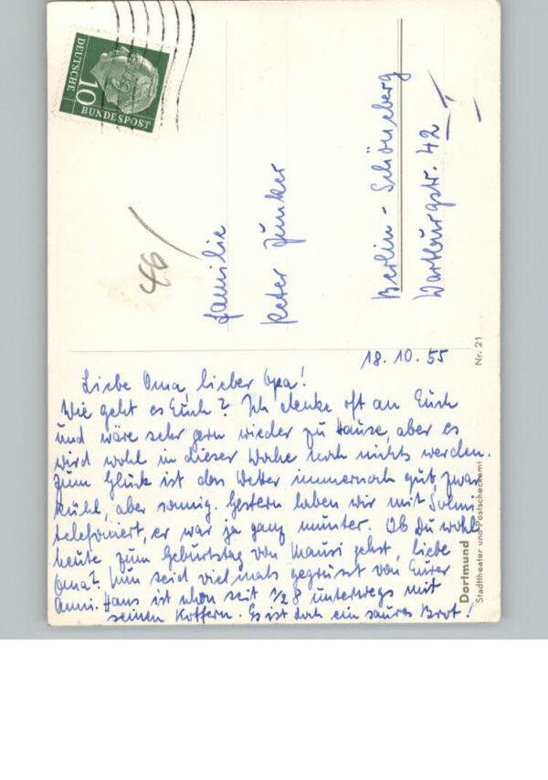 Dortmund Postscheckamt Stadttheater – Bild 2