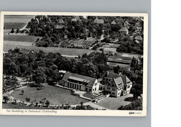 Luecklemberg Fliegeraufnahme Hotel, Restaurant Der Heidekrug