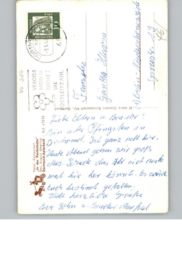 Aplerbeck Hotel Restaurant In der Postkutsche – Bild 2