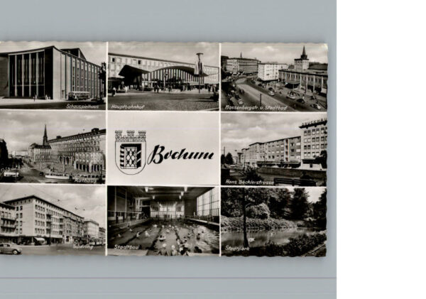 Bochum Suedring Hans-Boecklerstrasse, Massenbergstrasse, Hauptbahnhof, Rathaus