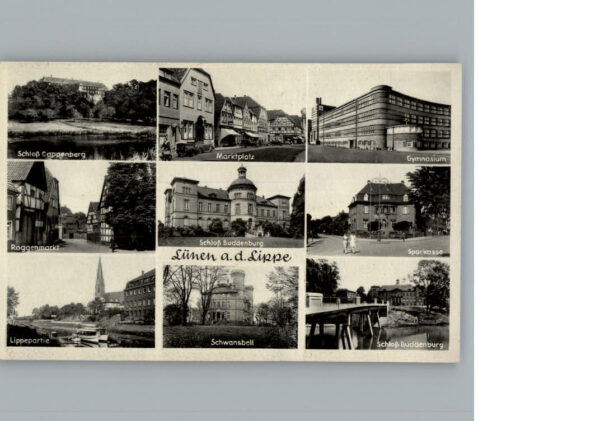 Luenen Schloss Cappenberg Roggenmarkt, Schloss Buddenburg, Marktplatz