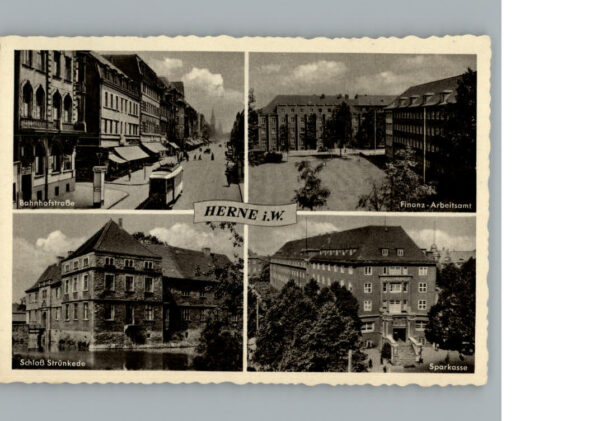Herne Westfalen Bahnhofstrasse Schloss Struenkelde...