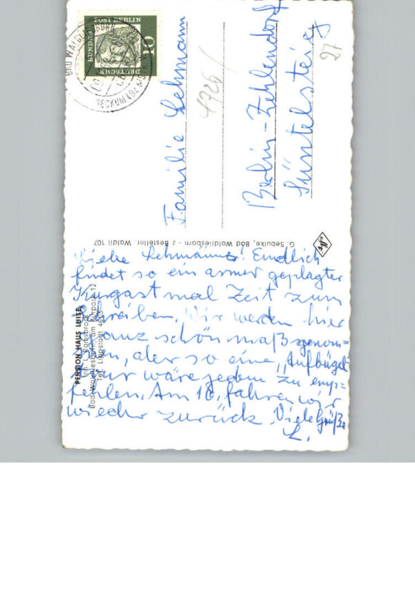 Bad  Waldliesborn Pension Haus Luise – Bild 2