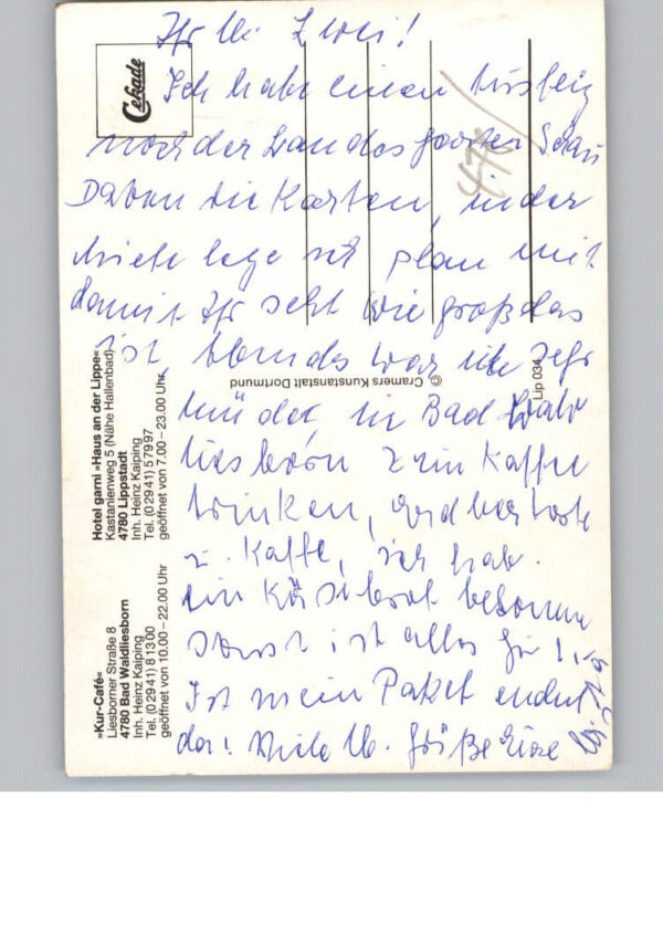 Bad  Waldliesborn Kur-Cafe Hotel Haus an der Lippe – Bild 2