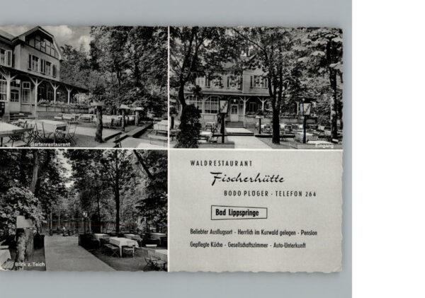 Bad  Lippspringe Waldrestaurant Fischerhuette