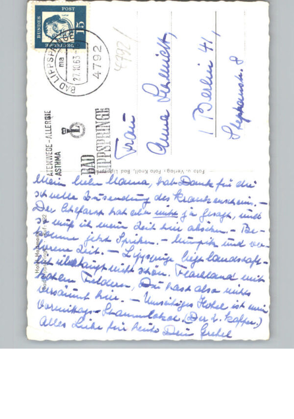 Bad  Lippspringe Hotel Hartmann – Bild 2
