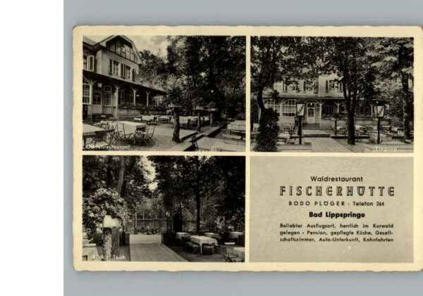 Bad  Lippspringe Waldrestaurant Fischerhuette
