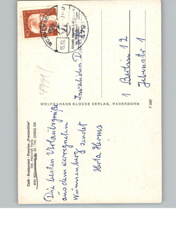 Wuennenberg Cafe Restaurant, Pension Franzmuehle – Bild 2