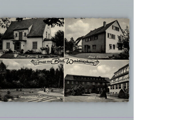 Bad  Waldliesborn Haus ElisabethKleingolfplatz