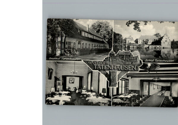 Tatenhausen Westfalen GasthofSchloss,Speisezimmer,Kegelbahn